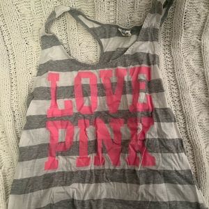 victoria’s secret pink tank top